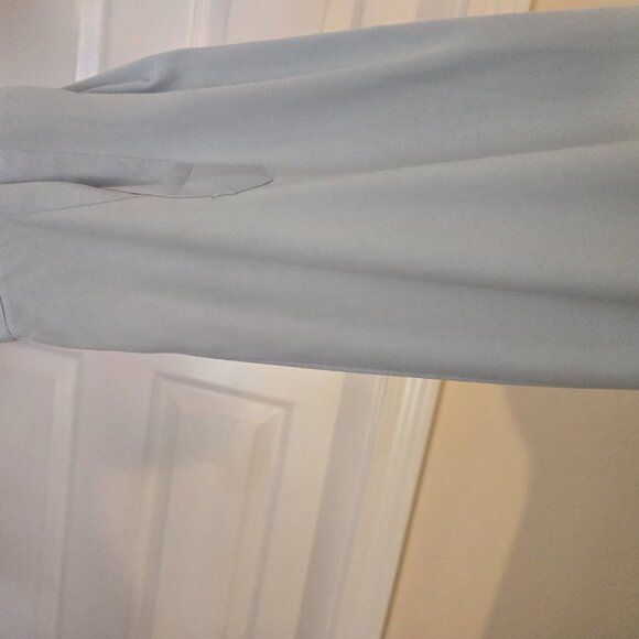 Wayne Scott XL Contrast Collar Dress Shirt – Light Blue & White Vintage Formal - Picture 2 of 4